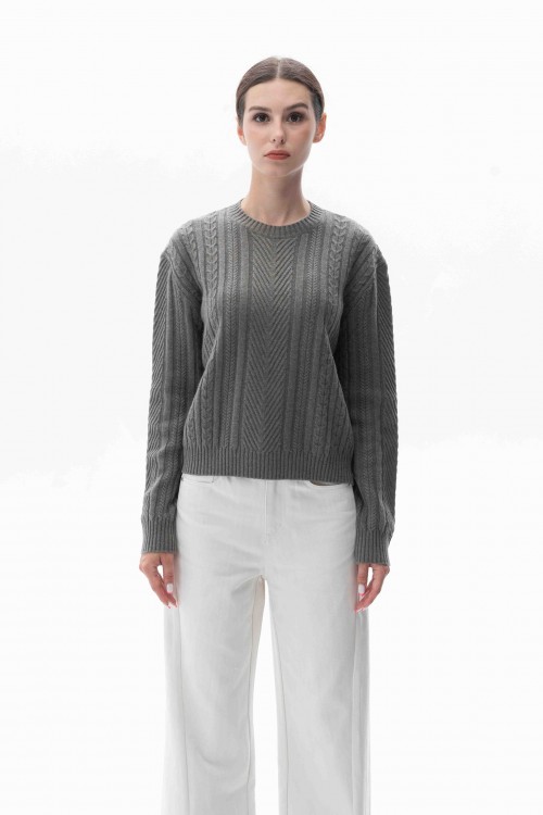 Graphite Cashmere Knit