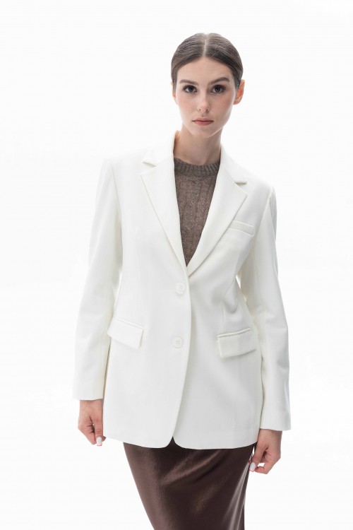 White Tailored Blazer